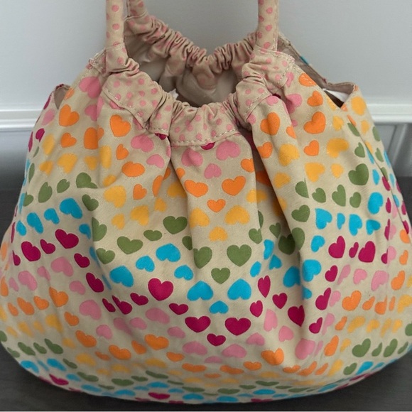 Heart Pattern Tote Bag - Picture 5 of 14